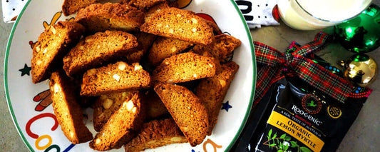 Macadamia & Lemon Myrtle Biscotti - Roogenic