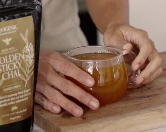 Orange + Golden Sticky Chai Mulled Tea - Roogenic