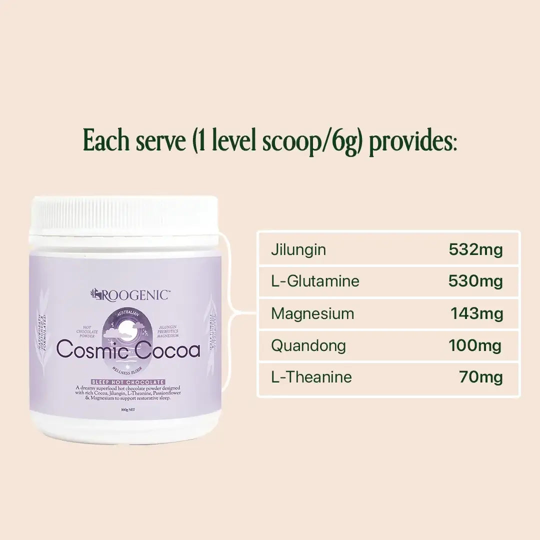 Cosmic Cocoa Sleep Chocolate – Australian Tea and Wellness – Roogenic
