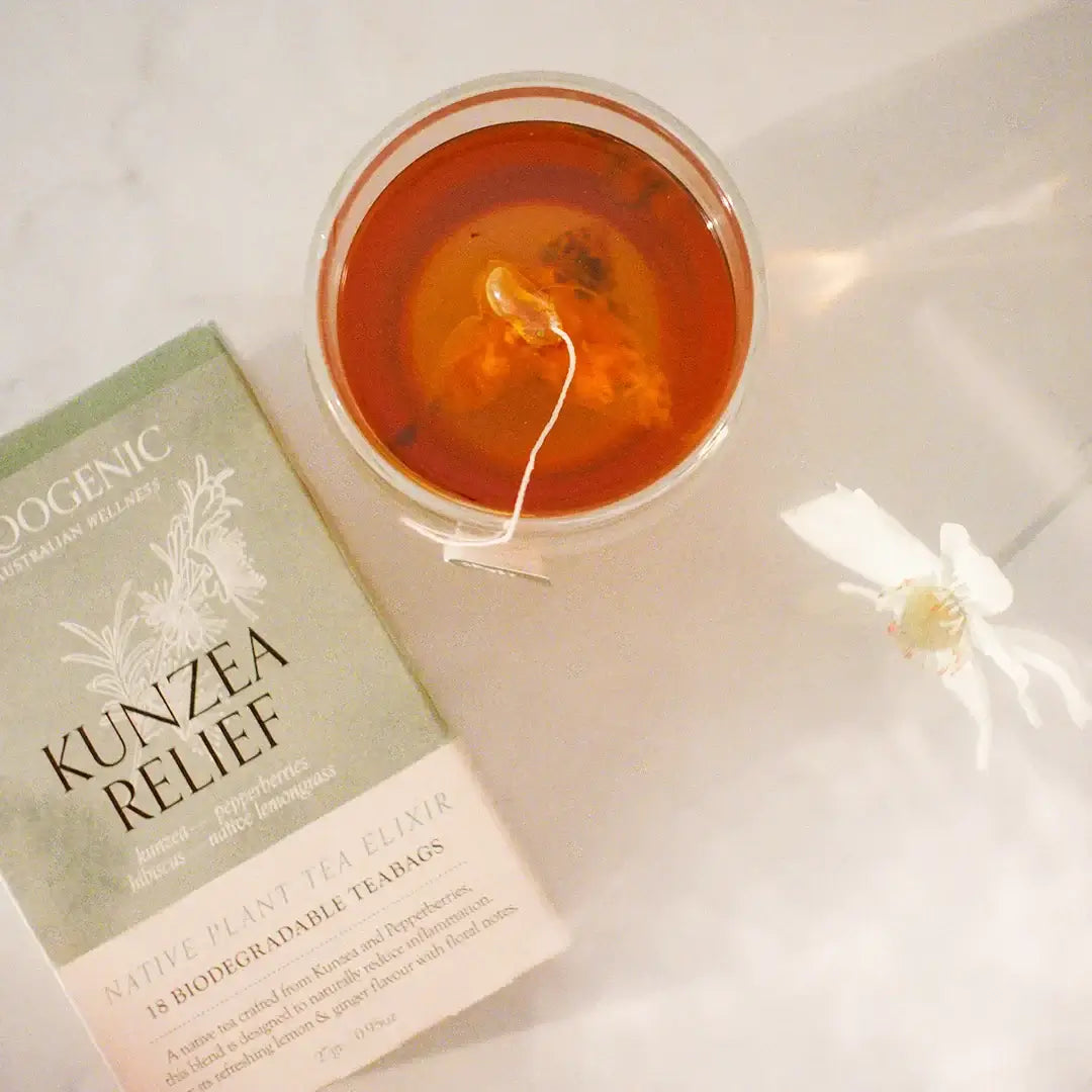 Kunzea Relief Tea – Australian Tea and Wellness – Roogenic
