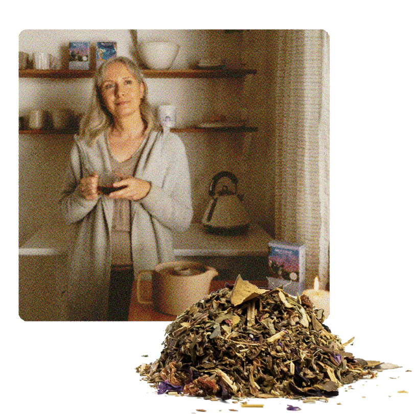 Lady Sipping Native Sleep Tea