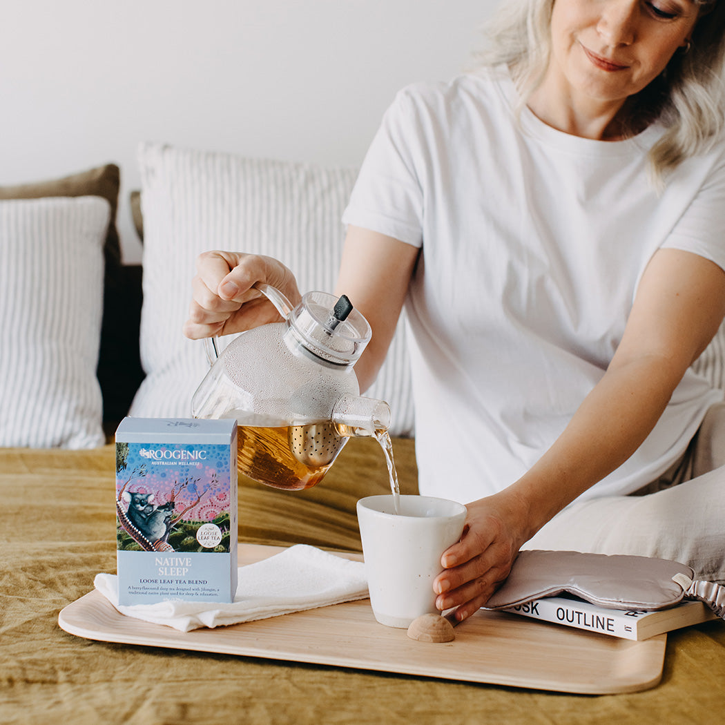 Women Pouring Native Sleep Tea
