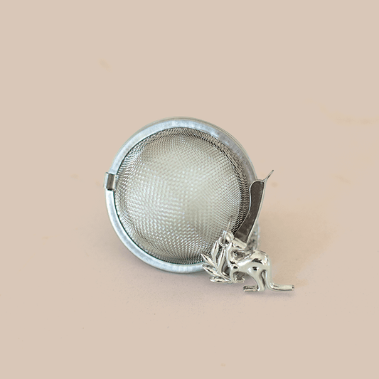 Tea Mesh Infuser with Roogenic Kangaroo Charm – Australian Tea and Wellness – Roogenic