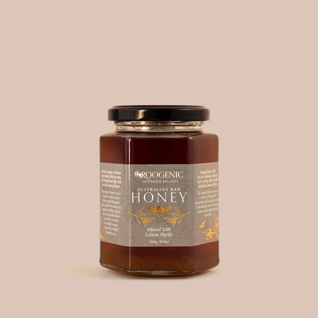 Australian Honey infused with Lemon Myrtle – Australian Tea and Wellness – Roogenic