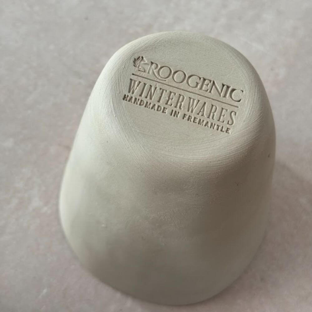 Handmade Ceramic Cup – Australian Tea and Wellness – Roogenic