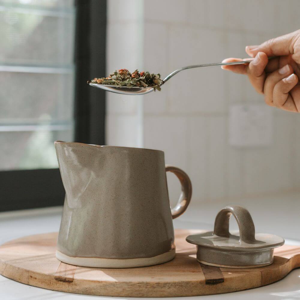 Handmade Ceramic Teapot – Australian Tea and Wellness – Roogenic