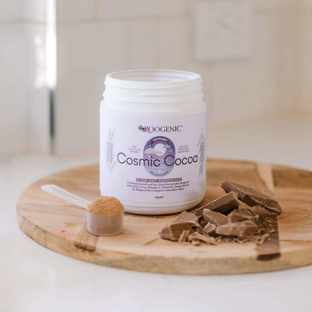 Cosmic Cocoa Sleep Chocolate – Australian Tea and Wellness – Roogenic