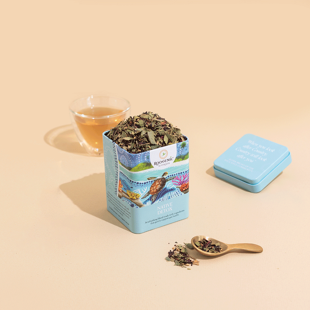 Native Detox Tea Tin – Australian Tea and Wellness – Roogenic