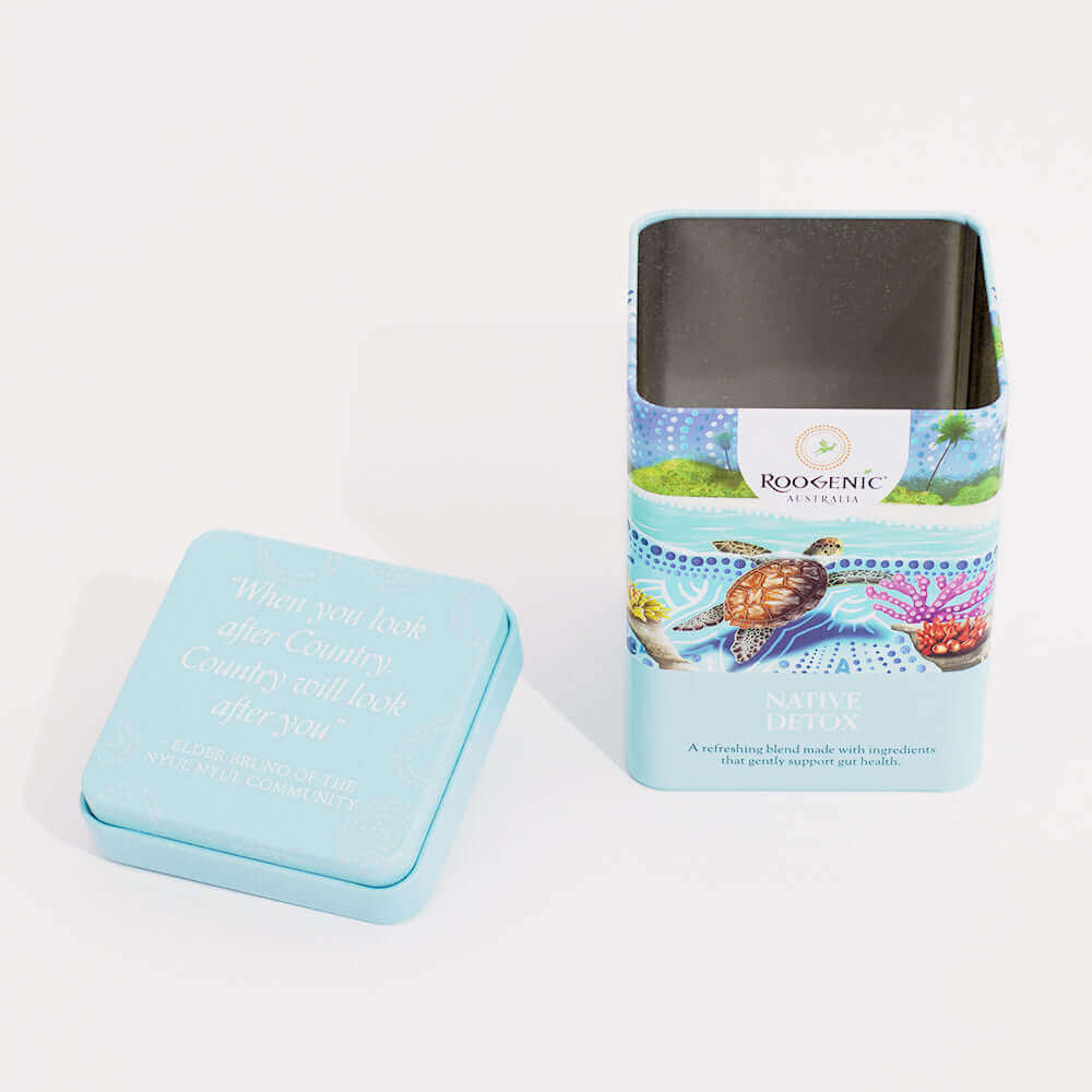 Native Detox Tea Tin – Australian Tea and Wellness – Roogenic