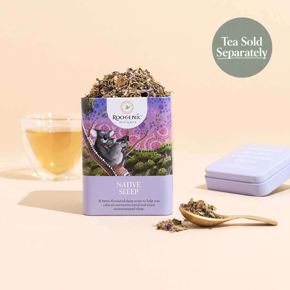 Native Sleep Tea Tin – Australian Tea and Wellness – Roogenic