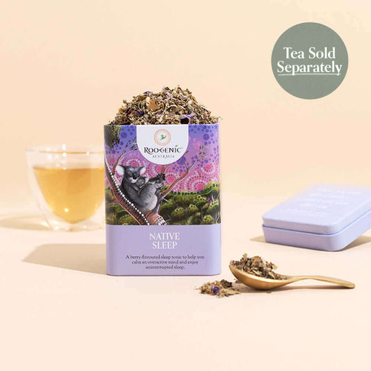 Native Sleep Tea Tin – Australian Tea and Wellness – Roogenic