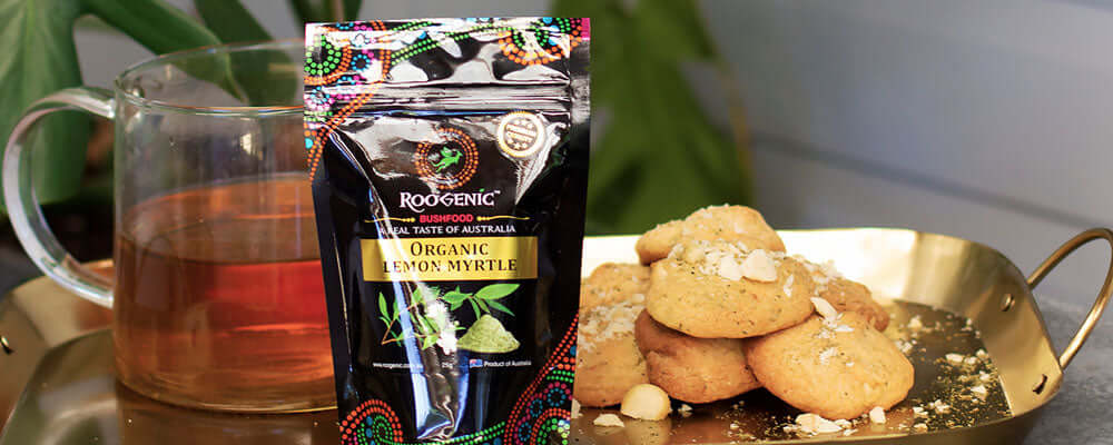 Lemon Myrtle & Macadamia Cookies - Roogenic