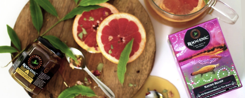 Roogenic Native Relief - Roogenic Lemon Myrtle & Rose - Grapefruit - Recipe