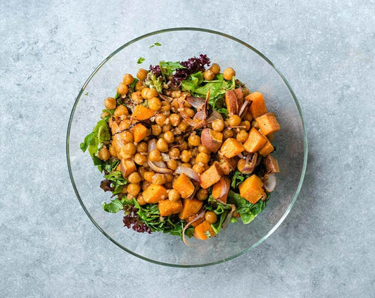 Sweet Potato & Chickpea Salad - Roogenic