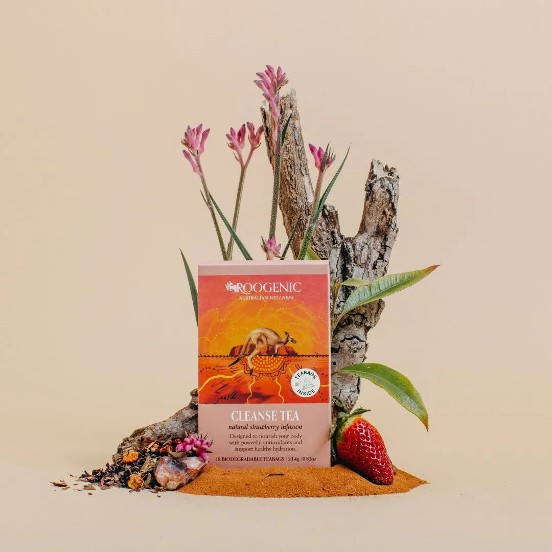 Spend $110 and receive a free Cleanse Tea Bag Box