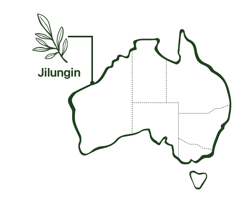 Map of where Roogenic Jilungin is sourced from