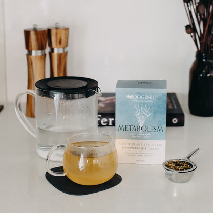 Metabolism Tea with Brewed Cup