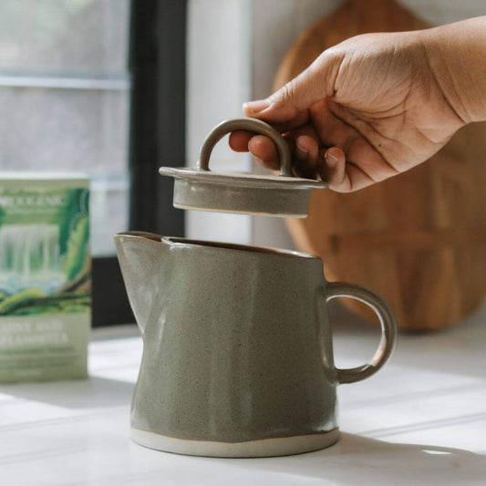 Handmade Ceramic Teapot – Australian Tea and Wellness – Roogenic