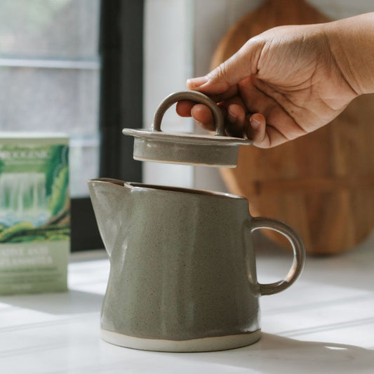 Handmade Ceramic Teapot - Roogenic